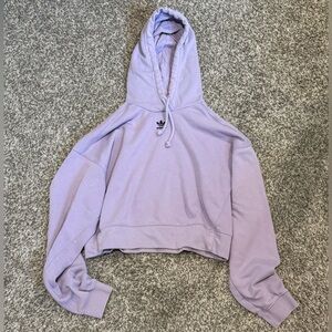 Adidas Lavender Hoodie Sweatshirt